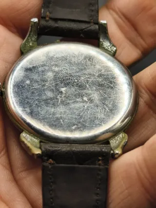 Reloj Cyma Clásico Correa Marrón y Dorado