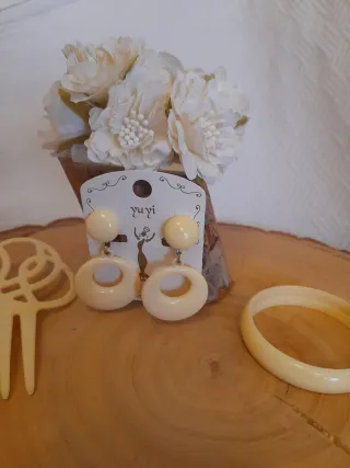 Conjunto Flamenca Beige