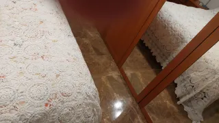 Colcha de ganchillo hecha a mano