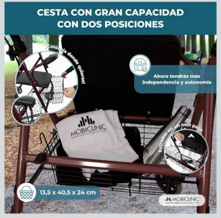 Andador Mobiclinic para ancianos