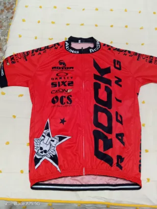 Maillot Ciclismo Rock Racing Rojo