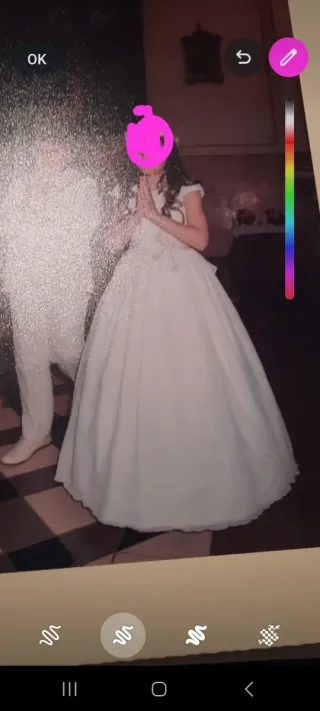 Vestido de comunión blanco