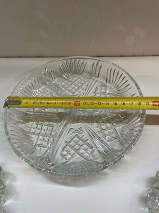 Conjunto Cristal y Plata de Ley