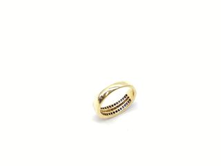 anillo oro 18k con piedra con diamante t. 16 (17,84 mm)