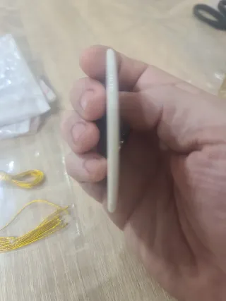 Colgantes Cerámica Redondos con Hilo Dorado