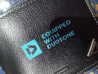 Portafogli Duotone Kitesurf Uomo Nero 13x10,5 cm