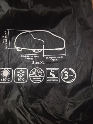 Funda para coche XL 534x178x132cm