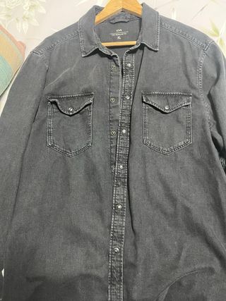 Sobrecamisa Negra C&A Regular Fit XL