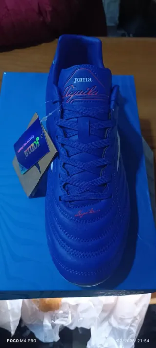 Zapatillas Joma Fútbol Talla 43 Azul/Rojo