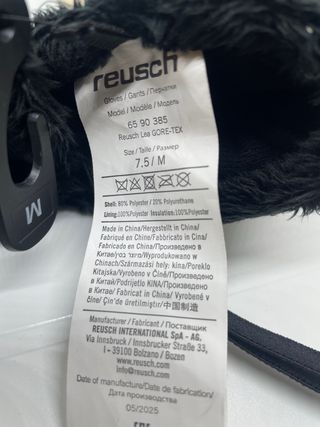 Guantes de Nieve Reusch Mujer talla M.