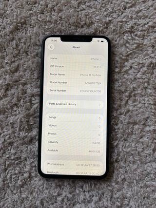 iPhone 11 Pro Max 64GB Space Grey With Box Grade B