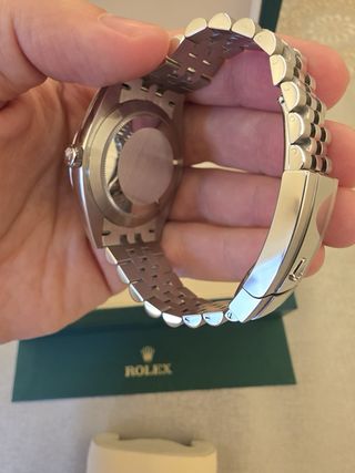 Rolex Datejust Esfera Verde menta full set NUEVO.
