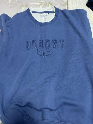 Sudadera GREEN COAST Hombre Azul Talla XL