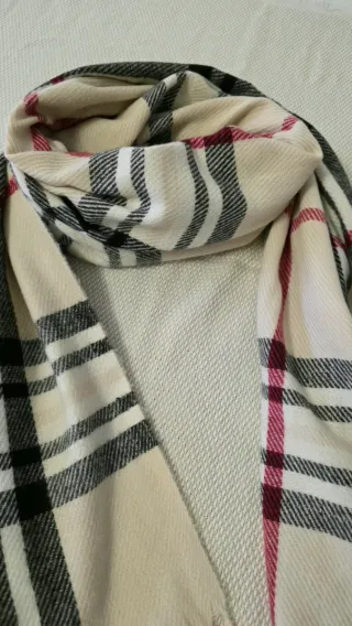 Sciarpa morbida a quadri