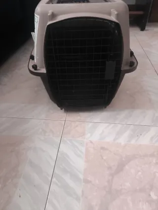 Transportín Perro/Gato Beige y Gris