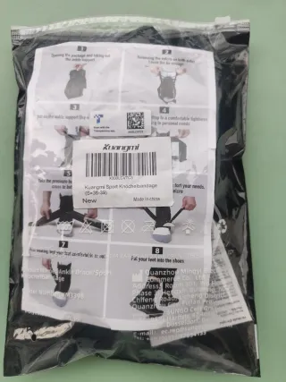 Tobillera deportiva/rehabilitación Negra