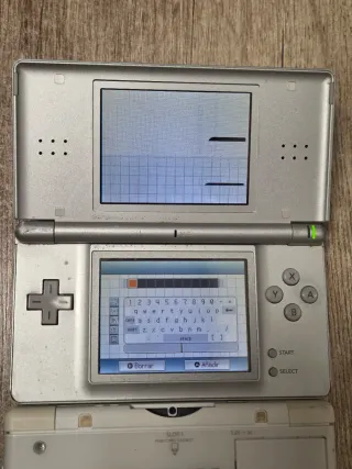 Nintendo DS Lite Beige, Argento e Bianca