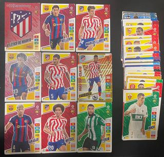 Lote cromos y álbumes fútbol Liga