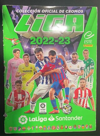 Lote cromos y álbumes fútbol Liga