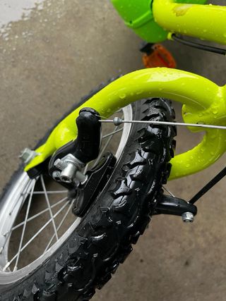 Bicicleta infantil Btwin 14 verde