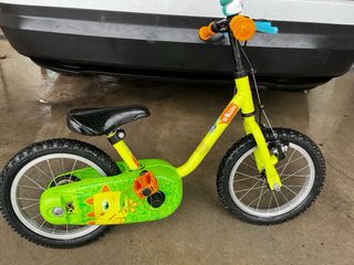 Bicicleta infantil Btwin 14 verde