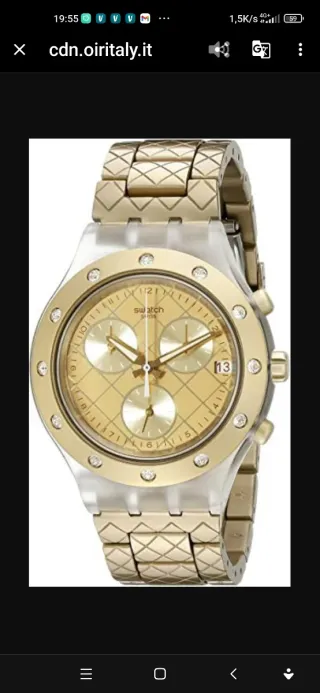 Swatch Diaphane Orologio Cronografo