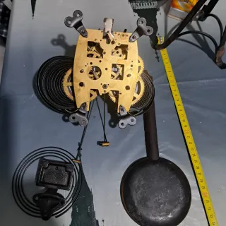 Mecanismo de reloj antiguo