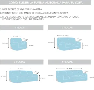 2 Fundas Sofá 3 Plazas Gris Alma