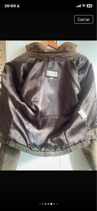 Chaqueta ante marrón