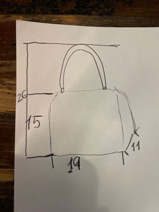 Bolso de mano perlas y cadena dorada( hecho a mano