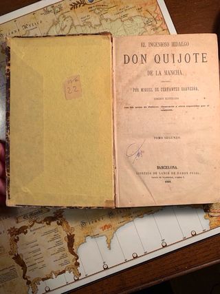 Antiguo Don Quijote de la Mancha 1869