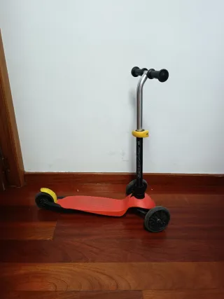 Patinete Decathlon 3 Ruedas Niño Rojo