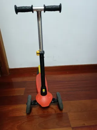 Patinete Decathlon 3 Ruedas Niño Rojo