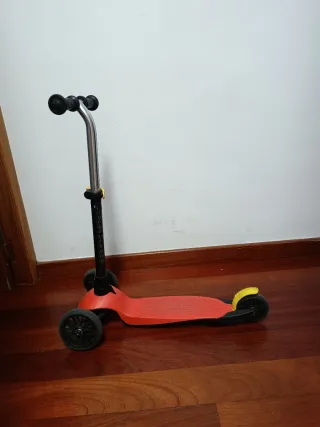 Patinete Decathlon 3 Ruedas Niño Rojo