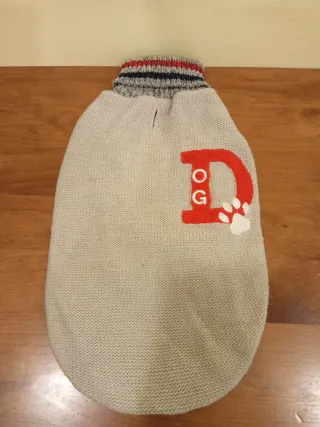 Abrigo punto perro DOG beige