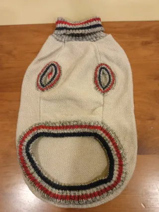 Abrigo punto perro DOG beige