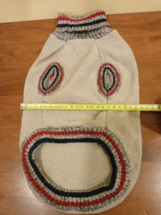 Abrigo punto perro DOG beige