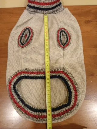 Abrigo punto perro DOG beige