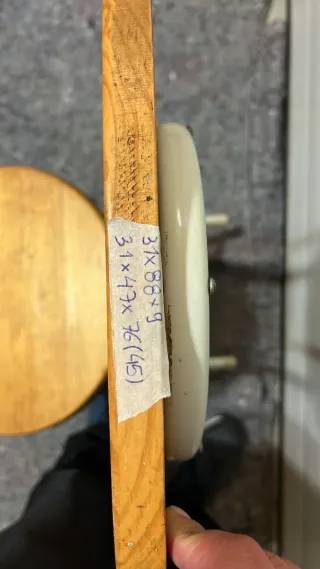 Silla plegable madera y metal 31x47x76cm