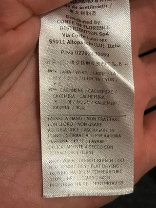 Cardigan uomo lana e cashmere S Conte of Florence