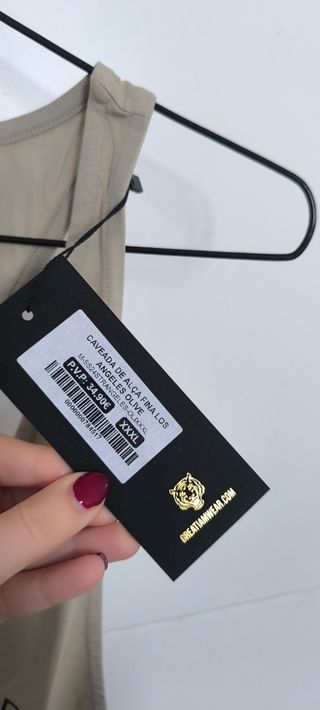 Camiseta tirantes gym hombre 3XL Great I am