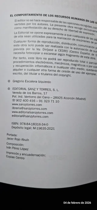 El comportamiento de los recursos humanos en la...