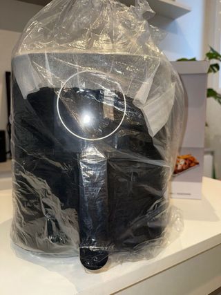 Freidora de aire negra