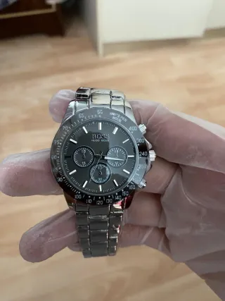 Reloj Hugo Boss Negro y Plateado