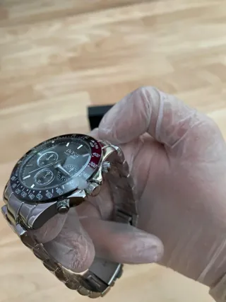 Reloj Hugo Boss Negro y Plateado