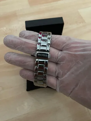 Reloj Hugo Boss Negro y Plateado