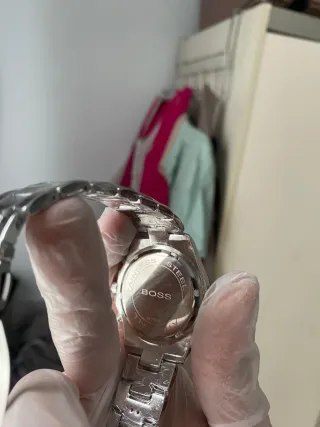 Reloj Hugo Boss Negro y Plateado