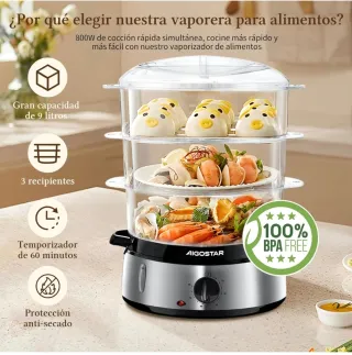 Vaporera Eléctrica Aigostar 9L