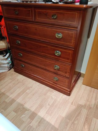 Dormitorio clásico con colchón y canapé Pl