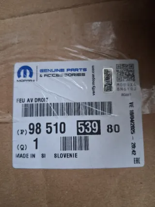 Faro LED luce Diurna Peugeot 208 Destro